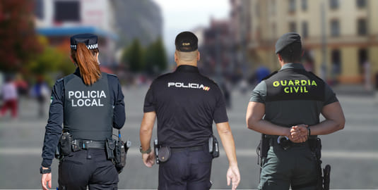 Cuerpos de seguridad en españa