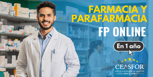 Curso FP online de Farmacia y Parafarmacia de Ceasfor