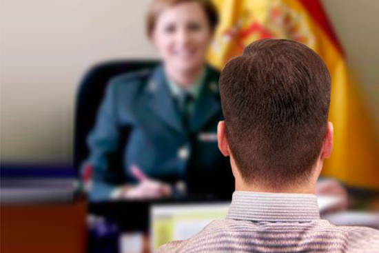 Entrevista de oposición a Guardia Civil