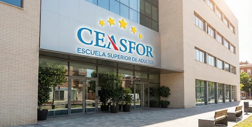 Instalaciones modernas de la Escuela Superior de Adultos Ceasfor en Tarragona