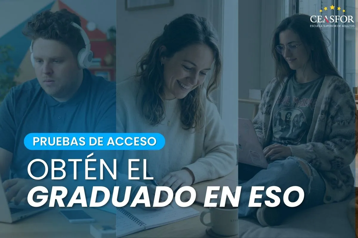 Cursa tu graduado en ESO online en Ceasfor: donde la calidad encuentra la comodidad