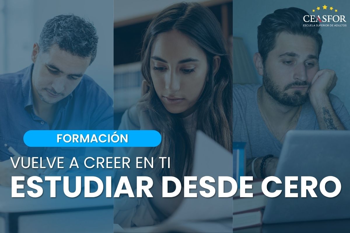 estudiar desde cero siendo adulto