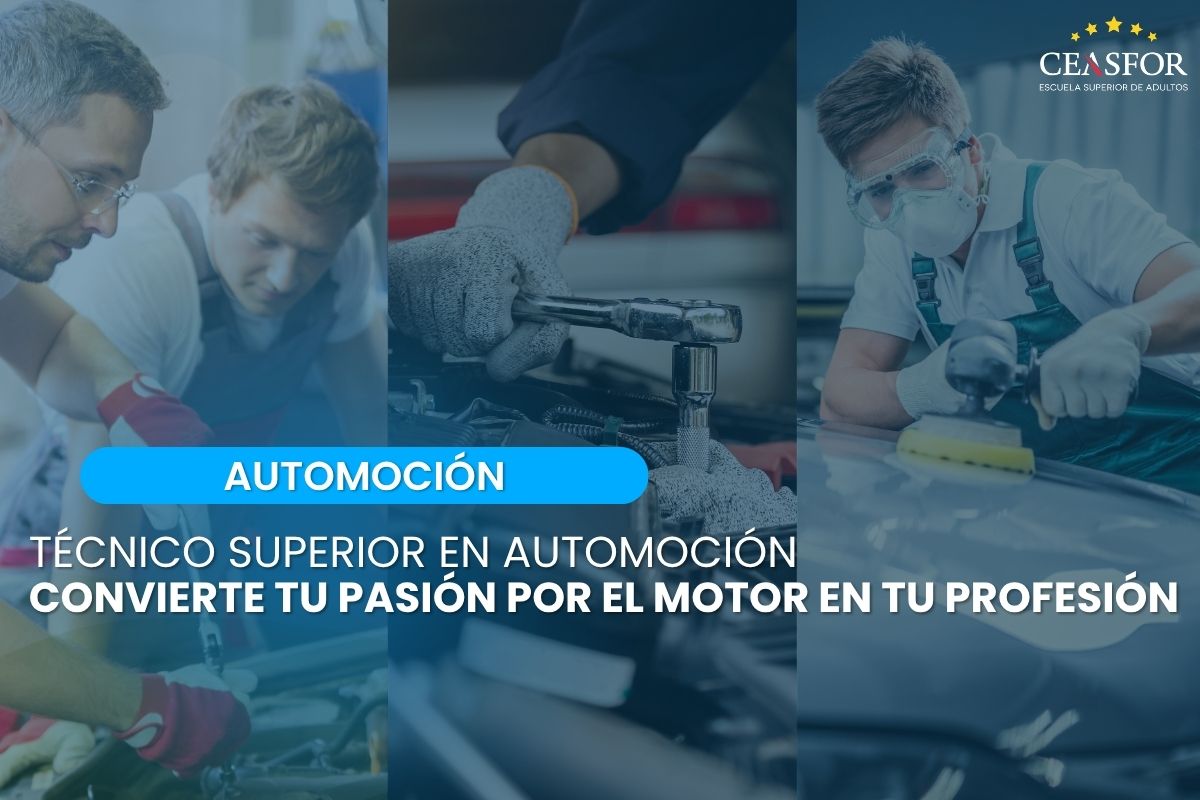 Estudiar Automoción online con Ceasfor – Técnico Superior en Automoción